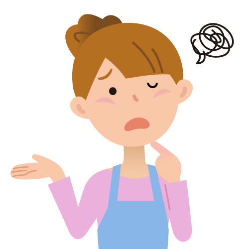 不安でいっぱいになる人のイメージ